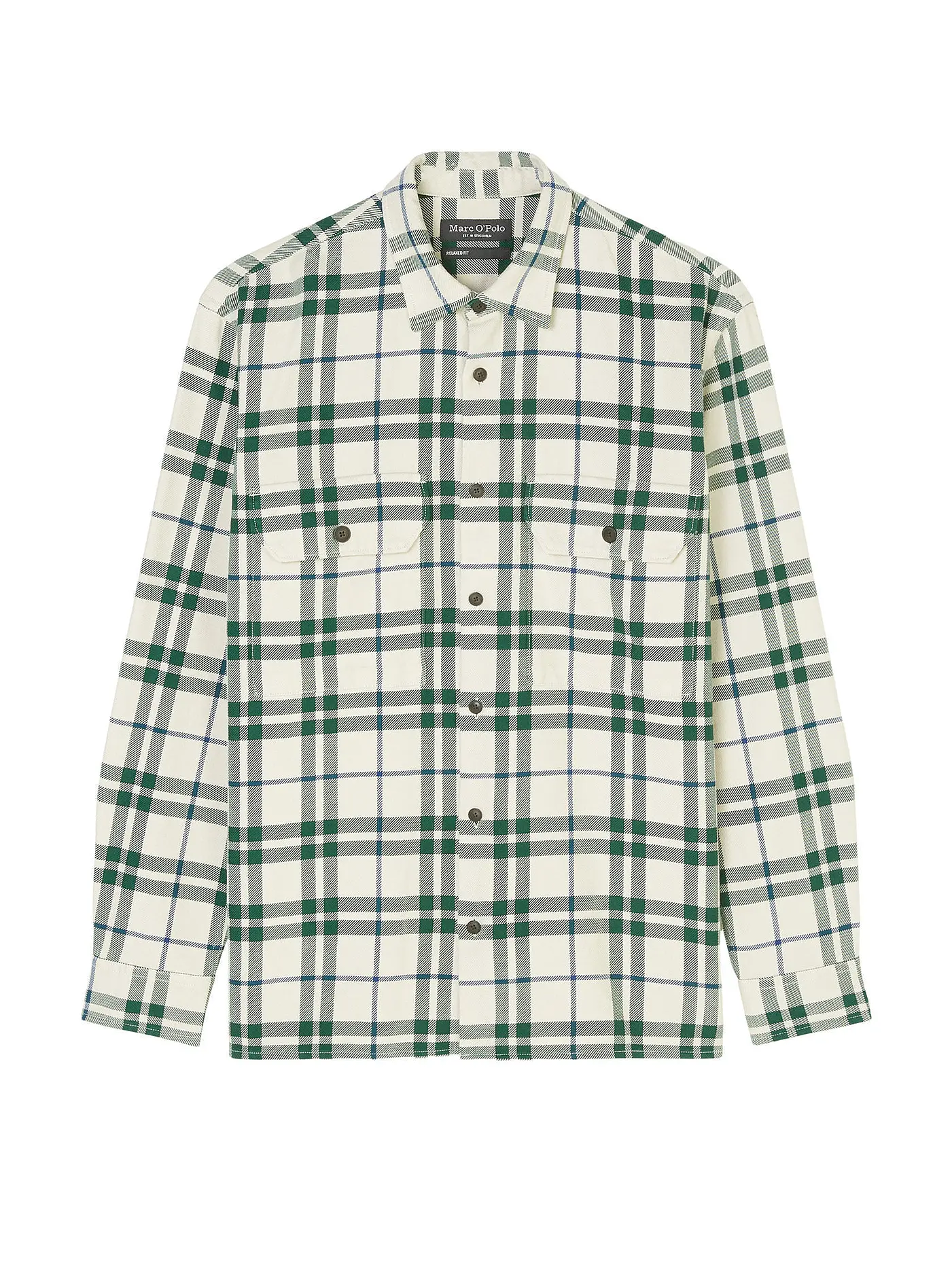 MARC O'POLO | Overshirt Relaxed Fit | grün